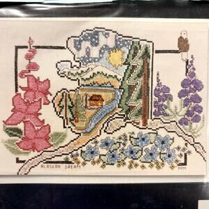 Alaska Dream Scenery Counted Cross Stitch Kit Meredith Mark Designs Vintage 1990